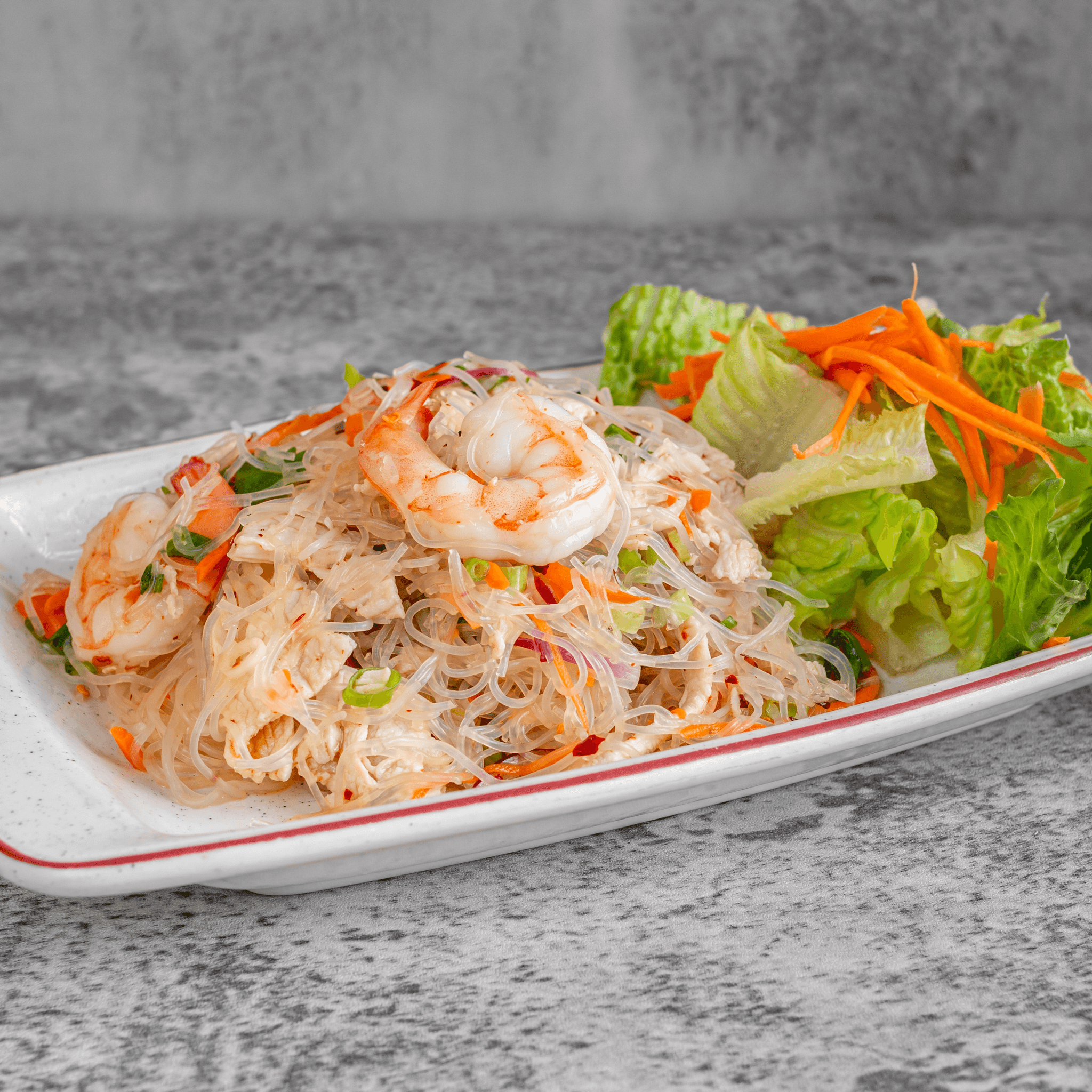 Spicy Silver Glass Noodle Salad.
