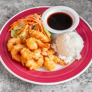 Teriyaki Shrimp Combo